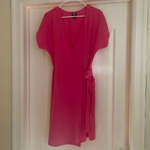 Like New Pink Wrap Dress